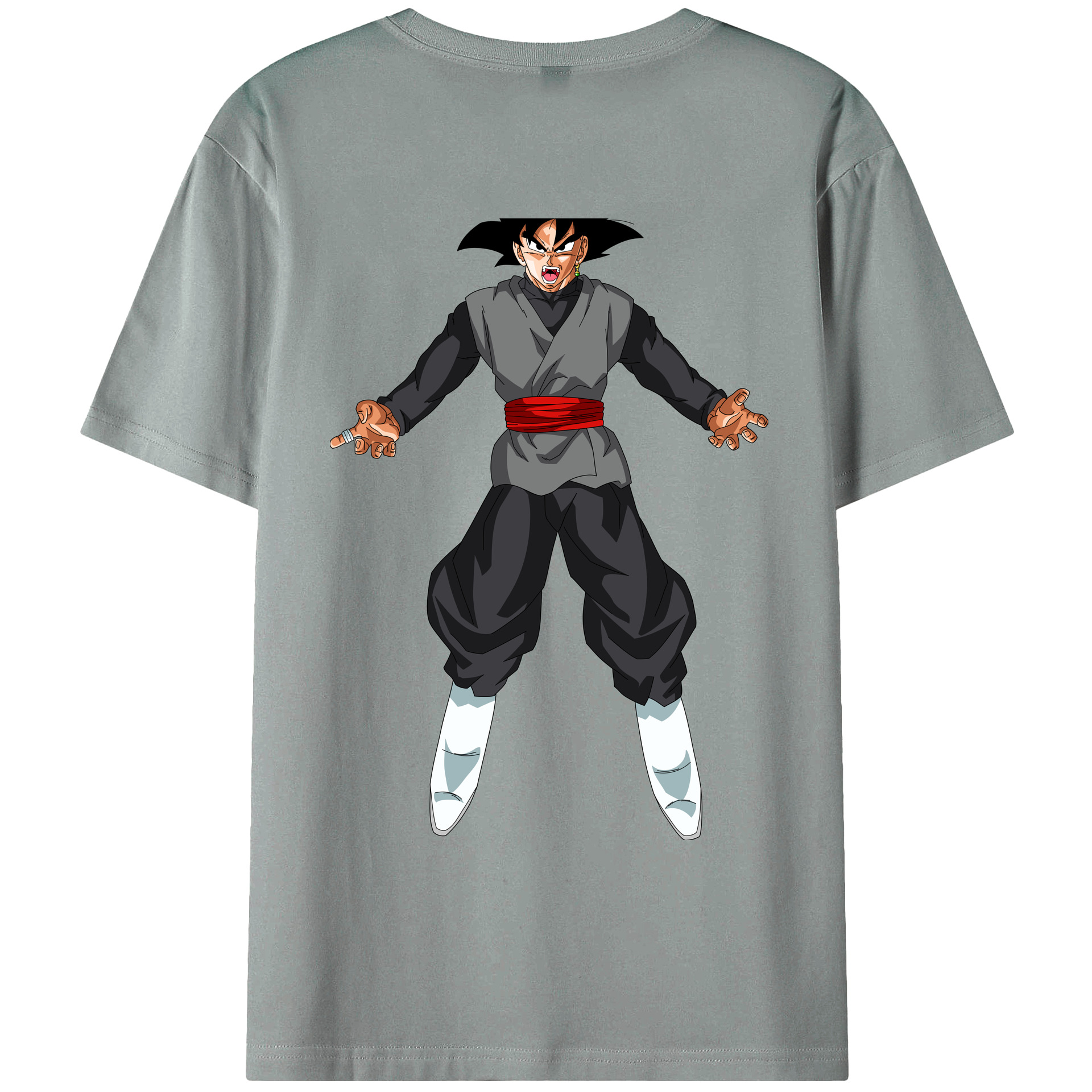 （画像用） ドラゴンボール ベジータ四世（Bejīta Yonsei）DRAGON BALL Vegeta IV 綿100％ メンズ半袖Tシャツ（バックプリント） 通気性
